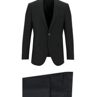 Siyah Yünlü Klasik Takım Elbise