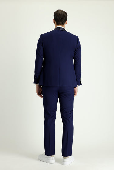  Orta Lacivert Şal Yaka Smokin & Damatlık