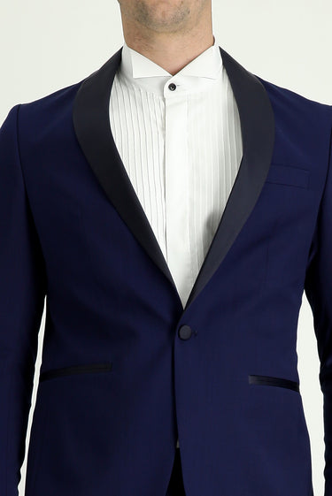 Orta Lacivert Şal Yaka Smokin & Damatlık