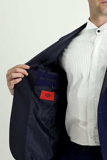 Orta Lacivert Şal Yaka Smokin & Damatlık