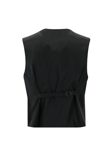 Siyah Slim Fit Dar Kesim Şal Yaka Yelekli Smokin & Damatlık