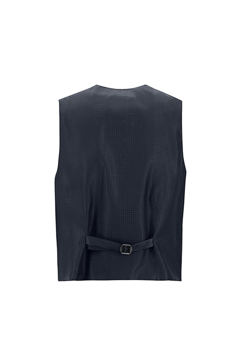 Orta Lacivert 7 Drop Slim Fit Dar Kesim Smokin & Damatlık