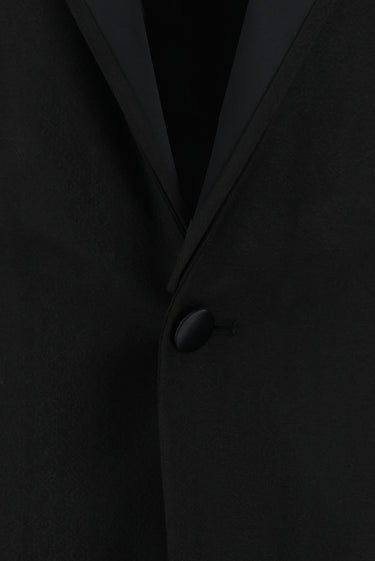 Siyah Slim Fit Dar Kesim Şal Yaka Smokin & Damatlık