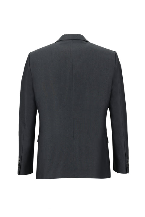 Dark Anthracite 4-Drop Relaxed Fit Patterned Suit