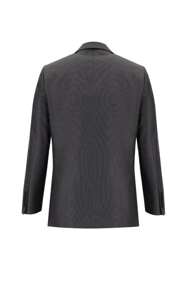  Koyu Kahve Regular Fit Klasik Desenli Takım Elbise