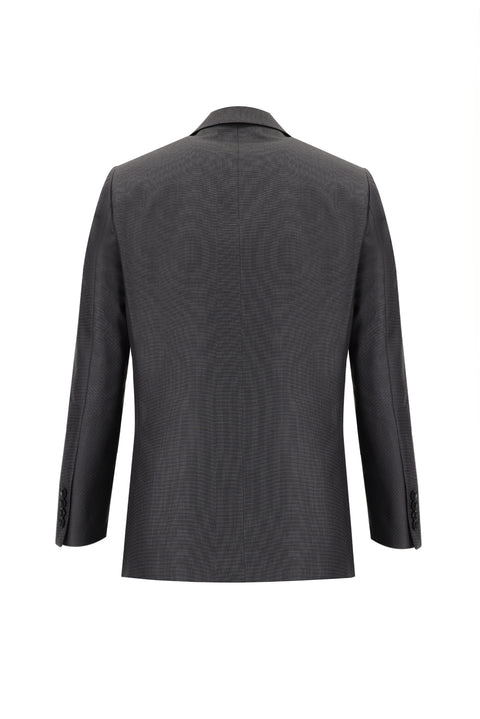 Koyu Kahve 6 Drop Regular Fit Standart Kesim Desenli Takım Elbise