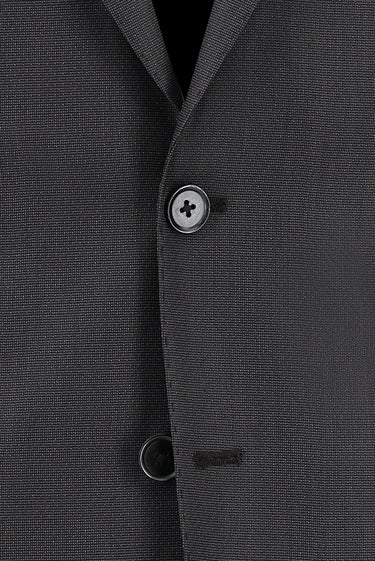  Koyu Kahve Regular Fit Klasik Desenli Takım Elbise