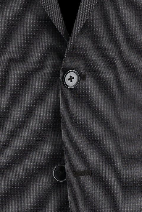 Koyu Kahve 6 Drop Regular Fit Standart Kesim Desenli Takım Elbise