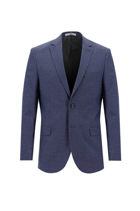 Havacı Mavi 6 Drop Regular Fit Standart Kesim Kuşgözü Takım Elbise