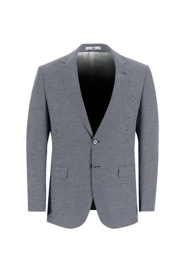 Siyah Lacivert Slim Fit Dar Kesim Kombinli Takım Elbise
