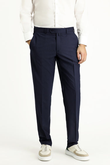 Orta Lacivert Klasik Takım Elbise