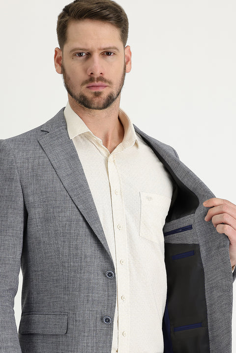 Dark Blue 4 Drop Relaxed Fit Jacket