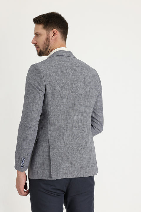 Dark Blue 4 Drop Relaxed Fit Jacket