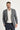 Siyah Relaxed Fit Rahat Kesim Desenli Ceket