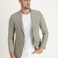 Koyu Bej 4 Drop Relaxed Fit Rahat Kesim Ceket