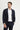 Koyu Lacivert Relaxed Fit Rahat Kesim Çizgili Blazer Ceket