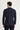 Koyu Lacivert Relaxed Fit Rahat Kesim Çizgili Blazer Ceket