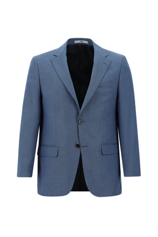  Mavi 4 Drop Relaxed Fit Rahat Kesim Desenli Ceket