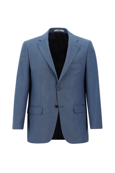 Blue 6 Drop Regular Fit Patterned Jacket