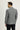 Orta Gri Slim Fit Dar Kesim Klasik Desenli Keten Ceket