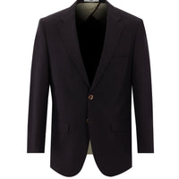 Koyu Bordo Relaxed Fit Rahat Kesim Desenli Ceket