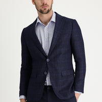 Koyu Lacivert 6 Drop Regular Fit Standart Kesim Ceket