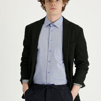 Orta Haki Super Slim Fit Ekstra Dar Kesim Kuşgözü Spor Ceket