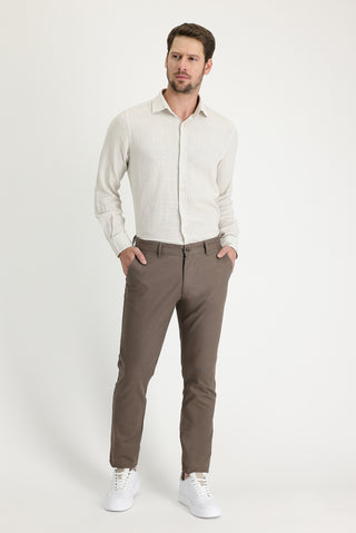  Orta Vizon 6 Drop Regular Fit Standart Kesim Likralı Kanvas / Chino Pantolon