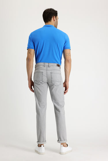Bulut Gri Regular Fit Pamuk Denim Pantolon