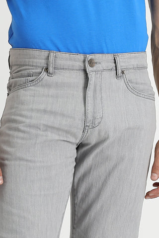  Bulut Gri 6 Drop Regular Fit Standart Kesim Pamuk Denim Pantolon