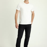 Siyah Slim Fit Dar Kesim Likralı Denim Pantolon