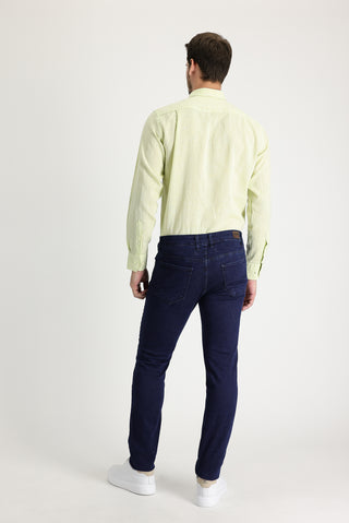  Koyu Lacivert 7 Drop Super Slim Fit Eksra Dar Kesim Likralı Denim Pantolon