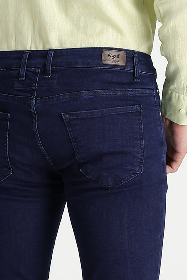 Koyu Lacivert Super Slim Fit Ekstra Dar Kesim Likralı Denim Pantolon