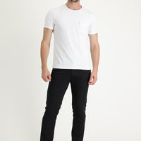 Siyah Super Slim Fit Ekstra Dar Kesim Likralı Denim Pantolon