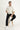Siyah Slim Fit Dar Kesim Likralı Denim Pantolon