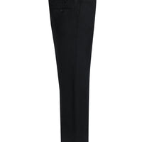 Siyah 6 Drop Regular Fit Standart Kesim Klasik Kumaş Pantolon