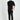Koyu Siyah Slim Fit Dar Kesim Klasik Kumaş Pantolon