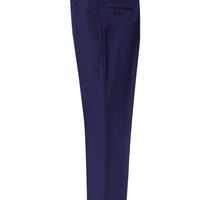Orta Lacivert Slim Fit Dar Kesim Klasik Kumaş Pantolon