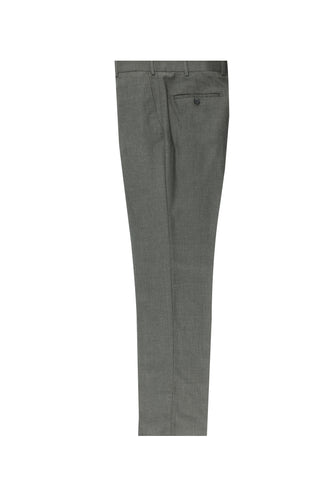  Orta Füme 4 Drop Relaxed Fit Rahat Kesim Klasik Kumaş Pantolon
