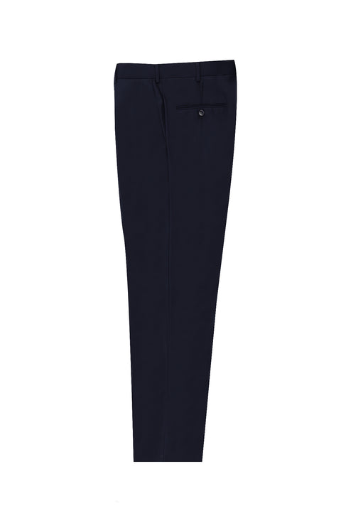 Koyu Lacivert 6 Drop Regular Fit Standart Kesim Klasik Kumaş Pantolon