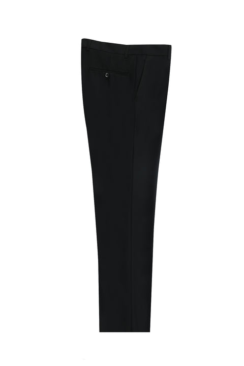 Siyah 6 Drop Regular Fit Standart Kesim Klasik Kumaş Pantolon