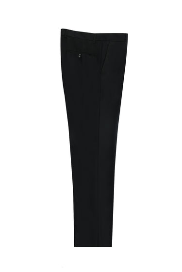 Siyah Relaxed Fit Rahat Kesim Klasik Kumaş Pantolon