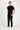 Koyu Siyah Slim Fit Dar Kesim Klasik Kumaş Pantolon