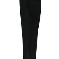 Siyah 4 Drop Relaxed Fit Rahat Kesim Klasik Kumaş Pantolon