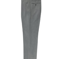 Orta Gri Relaxed Fit Rahat Kesim Likralı Klasik Kumaş Pantolon