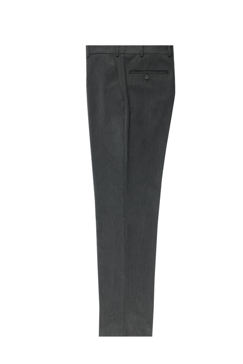 Koyu Füme 4 Drop Relaxed Fit Rahat Kesim Likralı Klasik Kumaş Pantolon