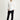 Siyah Regular Fit Pamuklu Denim Look Pantolon