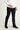 Siyah Relaxed Fit Rahat Kesim Denim Look Pantolon