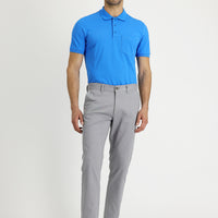 Açık Gri Relaxed Fit Rahat Kesim Likralı Kanvas / Chino Pantolon