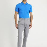 Açık Gri 6 Drop Regular Fit Standart Kesim Likralı Kanvas / Chino Pantolon